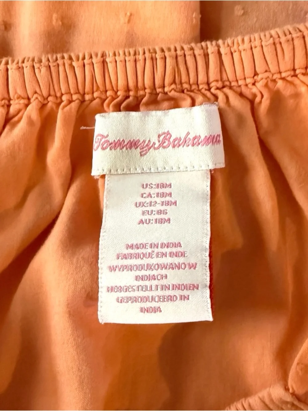 Tommy Bahama 18M Sleeveless‎ Romper